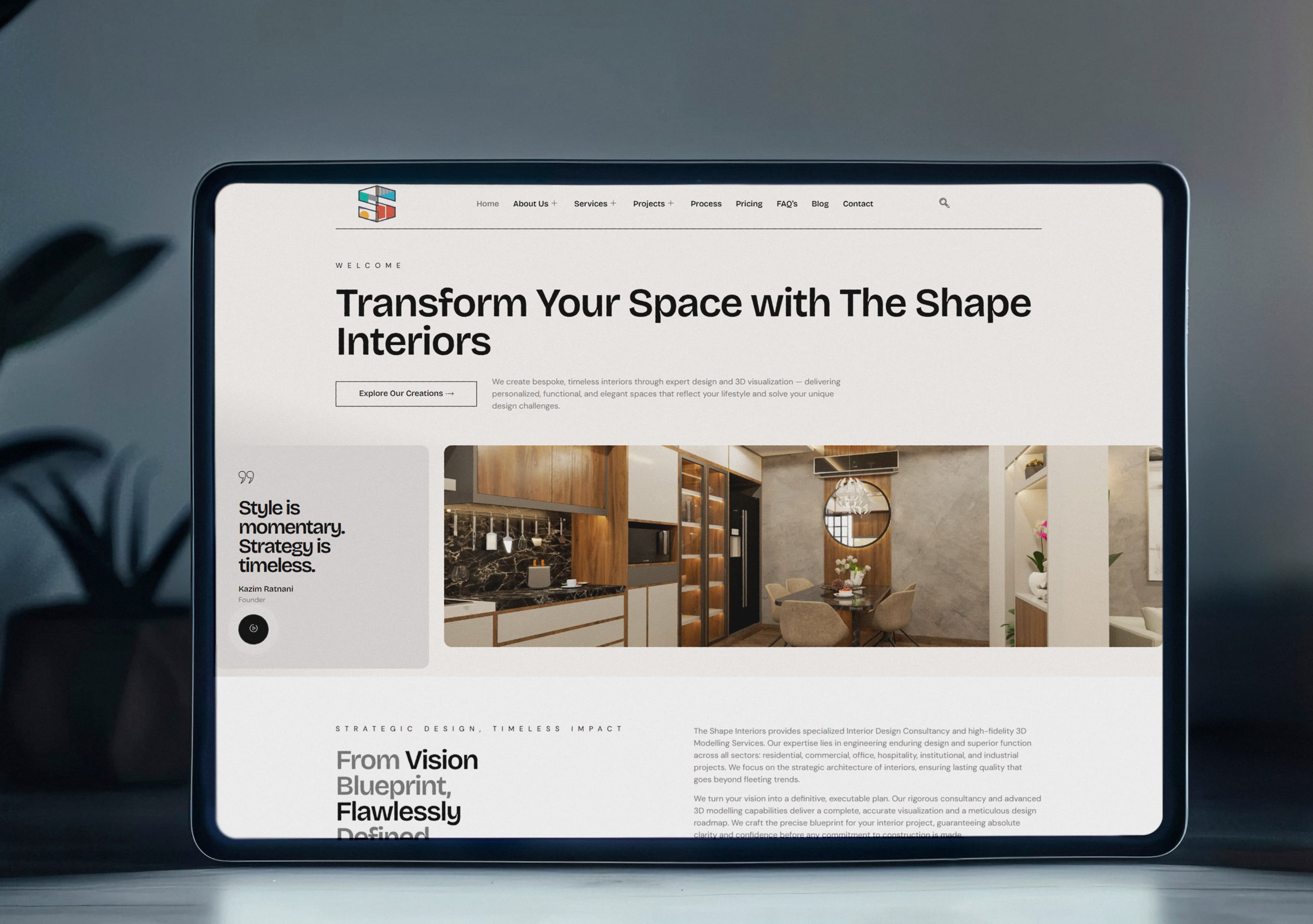 The Shape Interiors